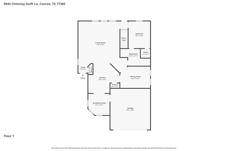 0/Mo, 9943 Chimney Swift Ln Conroe, TX 77385 Floor Plan View