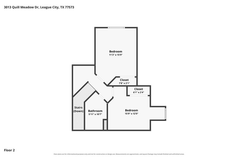 2,165/Mo, 3013 Quill Meadow Dr League City, TX 77573 Floor Plan View 2