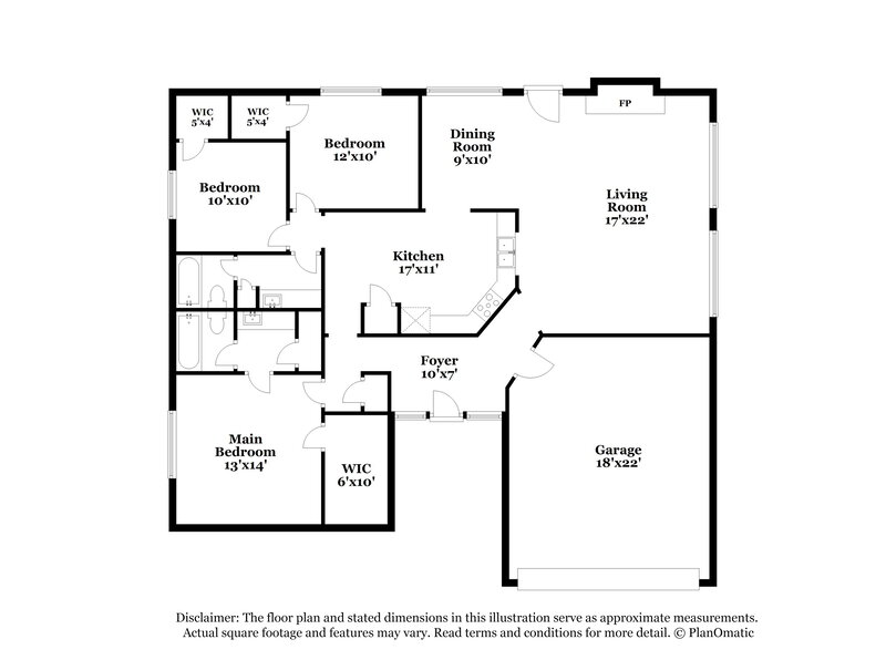 2,245/Mo, 2823 Woodhall Ct League City, TX 77573 Floor Plan View