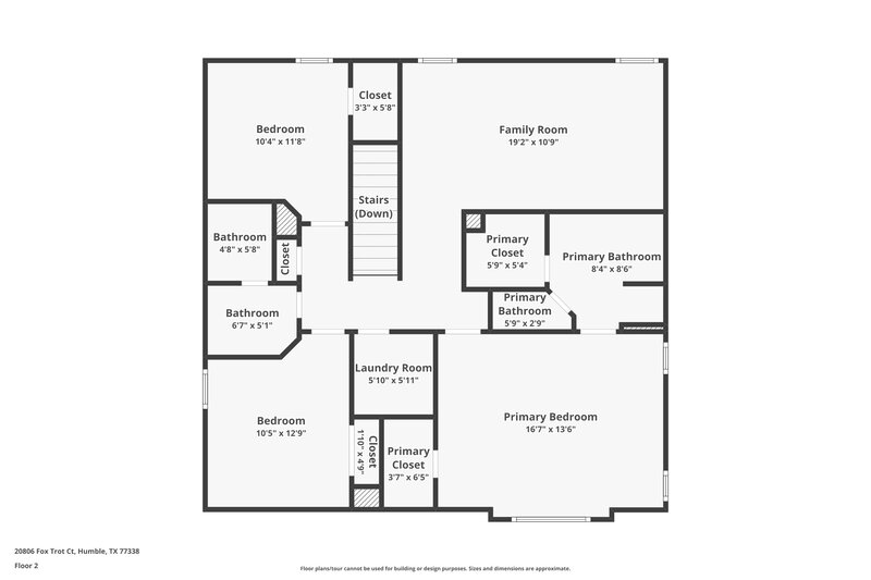 2,900/Mo, 20806 Fox Trot Ct Humble, TX 77338 Floor Plan View 2