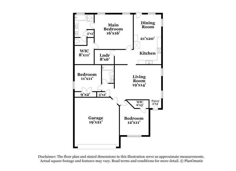 1,895/Mo, 11438 W Woodmark Conroe, TX 77304 Floor Plan View