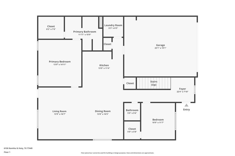 2,255/Mo, 6126 Namika St Katy, TX 77449 Floor Plan View