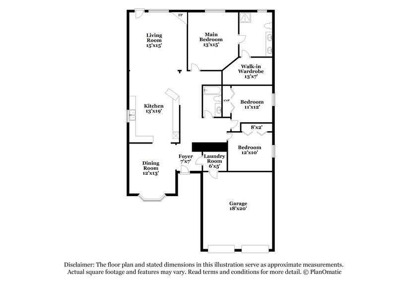 1,745/Mo, 311 Lake View Dr Montgomery, TX 77356 Floor Plan View