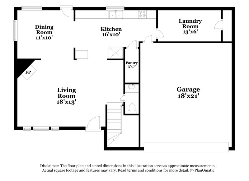 2,140/Mo, 3119 Southern Cross Ct Spring, TX 77373 Floor Plan View