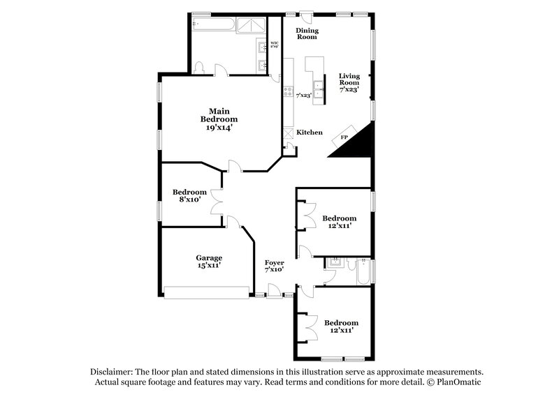 2,425/Mo, 415 Magnolia Estates Dr League City, TX 77573 Floor Plan View