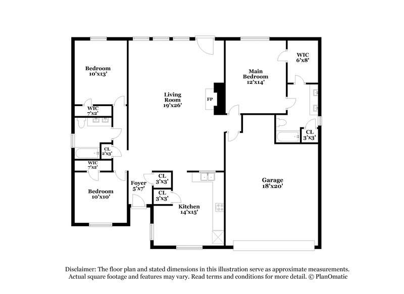 2,230/Mo, 4923 Bayboro Park Dr Friendswood, TX 77546 Floor Plan View