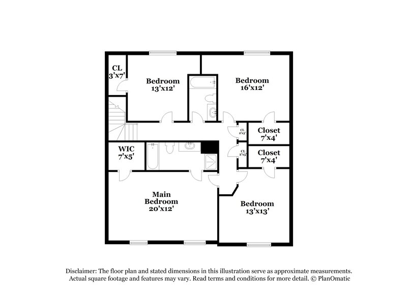 2,165/Mo, 5754 Saluda Creek Ln Houston, TX 77085 Floor Plan View
