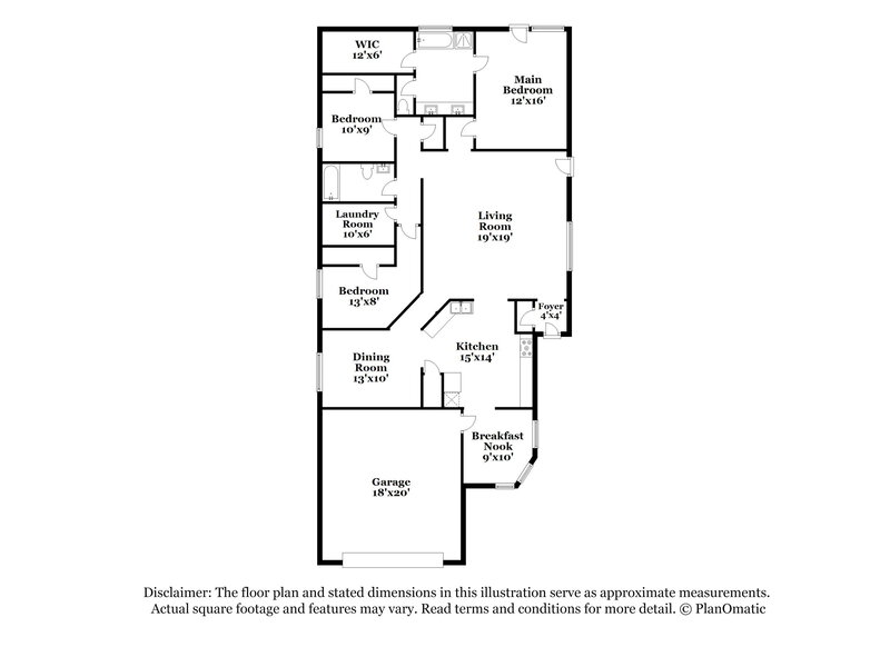 2,040/Mo, 3131 View Valley Trl Katy, TX 77493 Floor Plan View