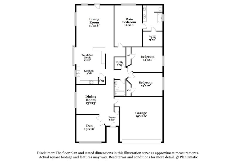 3,410/Mo, 24418 Hikers Bend Dr Katy, TX 77493 Floor Plan View