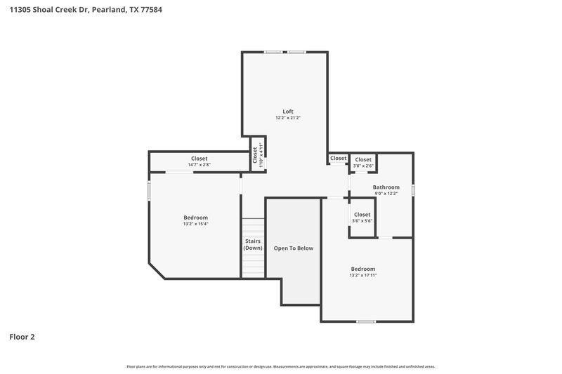 2,500/Mo, 11305 Shoal Creek Dr Pearland, TX 77584 Floor Plan View 2