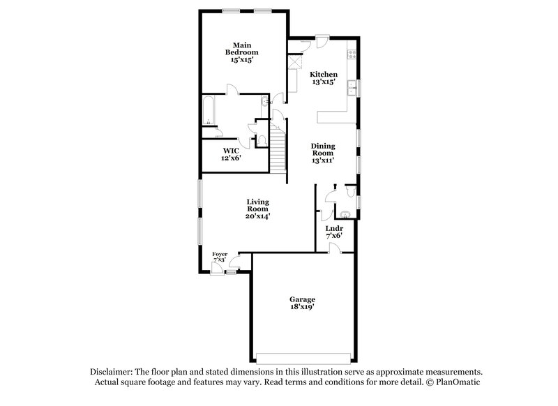 2,320/Mo, 5106 Bay Ln Bacliff, TX 77518 Floor Plan View