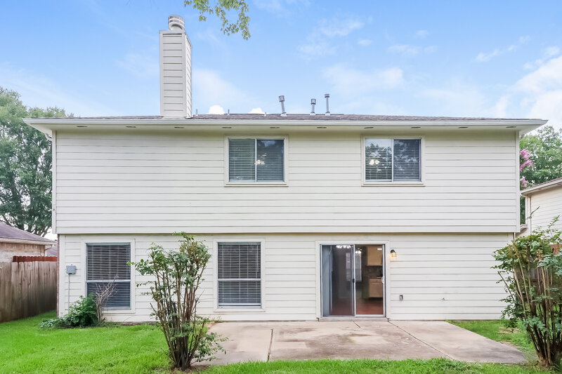 2,150/Mo, 3807 Wildhawk Dr Katy, TX 77449 Rear View