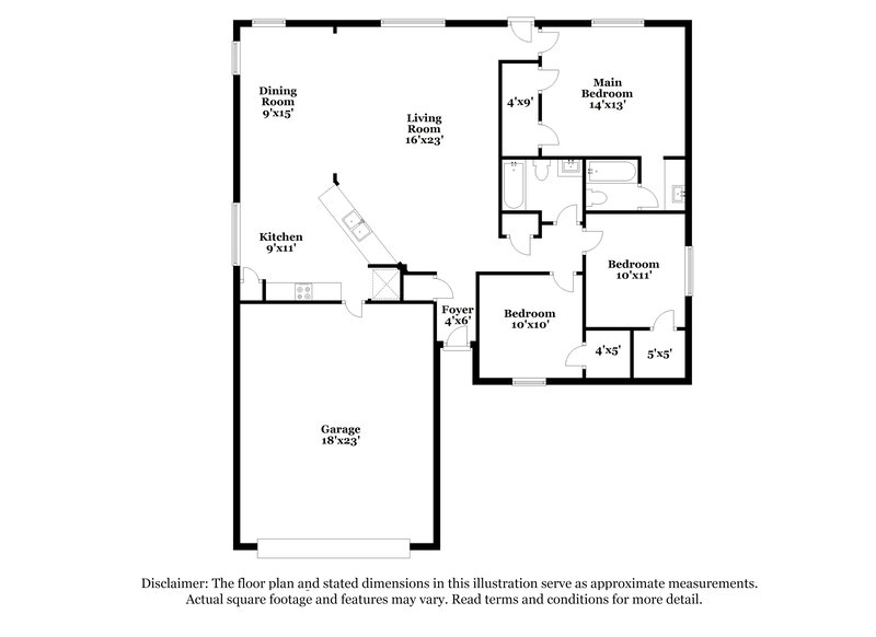 2,350/Mo, 2932 Ocean Way League City, TX 77573 Floorplan View