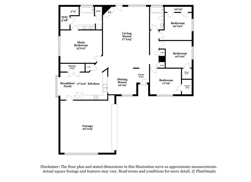 2,280/Mo, 2623 Anthony Hay Ln Katy, TX 77449 Floor Plan View