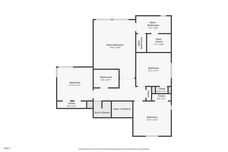 1,950/Mo, 7811 Goldengrove Dr Spring, TX 77379 Floor Plan View 2