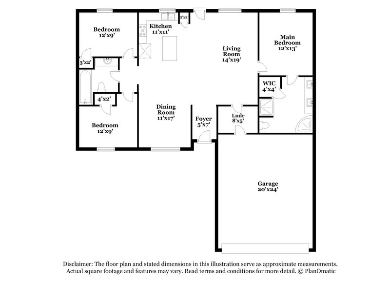 1,565/Mo, 16325 Sun View Ln Conroe, TX 77302 Floorplan View
