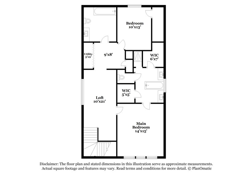 1,810/Mo, 1761 Aden Dr Houston, TX 77003 Floor Plan View 2