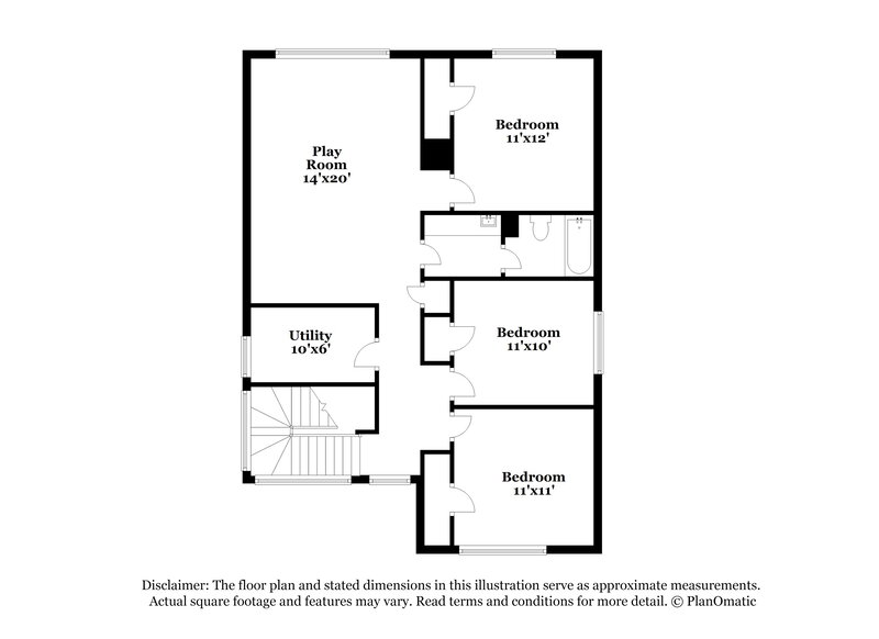 2,040/Mo, 19103 Atasca Oaks Dr Humble, TX 77346 Floor Plan View