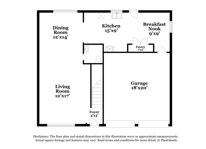 2,615/Mo, 8406 Parapet Pl Rosharon, TX 77583 Floor Plan View