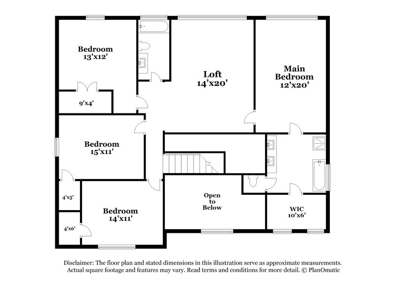 3,200/Mo, 2712 Sienna Springs Dr Pearland, TX 77584 Floor Plan View 2