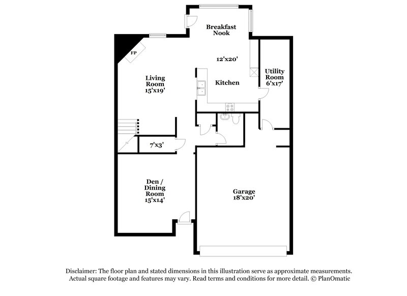 2,030/Mo, 11806 Remington Run Ln Houston, TX 77066 Floorplan View