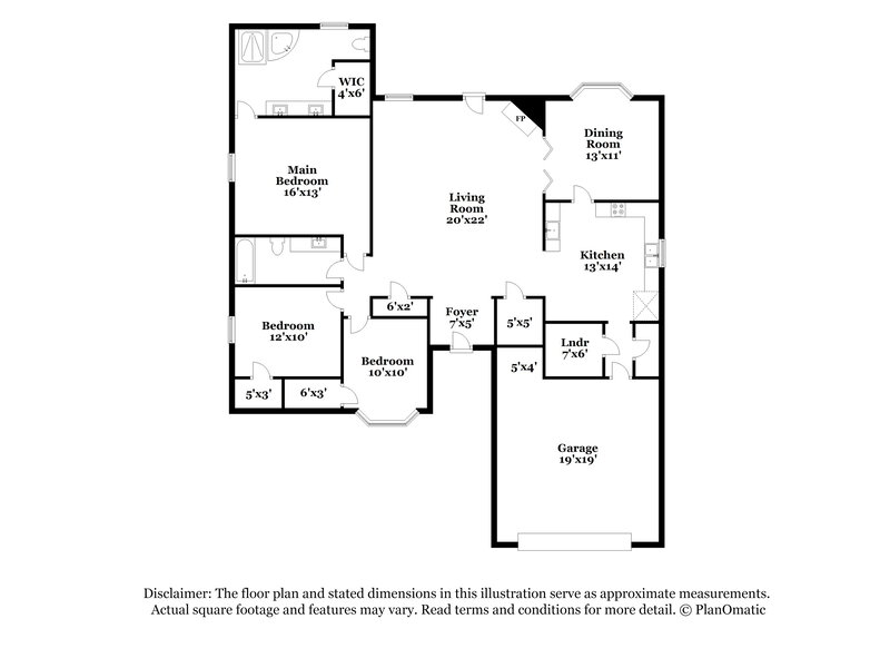 1,925/Mo, 22111 Eagle Meadow Dr Katy, TX 77450 Floor Plan View