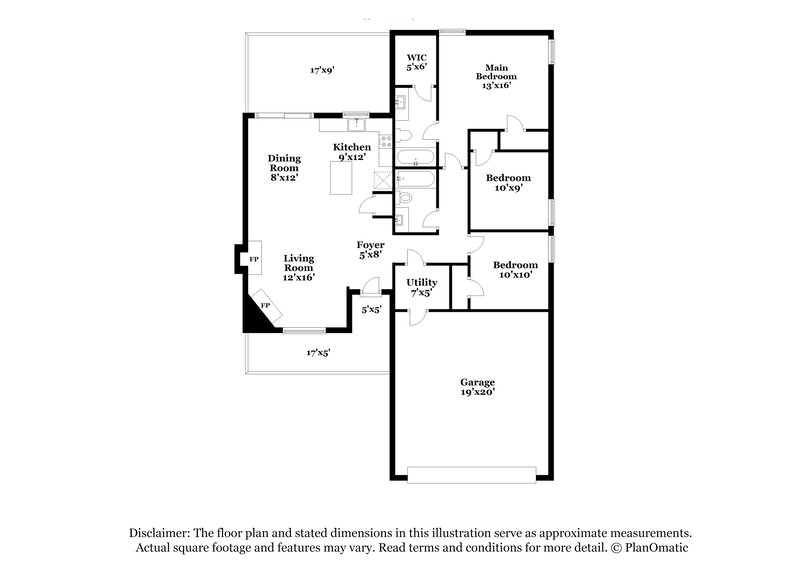 1,715/Mo, 28926 Trinity River Dr Spring, TX 77386 Floor Plan View