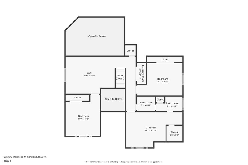 2,230/Mo, 22835 W Waterlake Dr Richmond, TX 77406 Floor Plan View