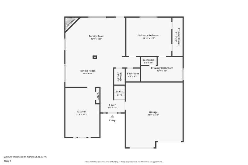 2,230/Mo, 22835 W Waterlake Dr Richmond, TX 77406 Floor Plan View 2