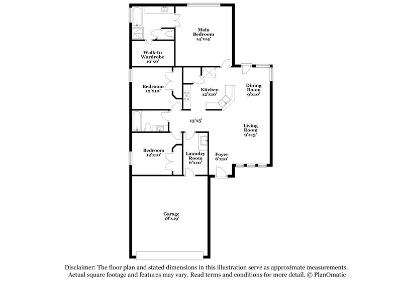 1,910/Mo, 291 Brocks Ln Montgomery, TX 77356 Floor Plan View