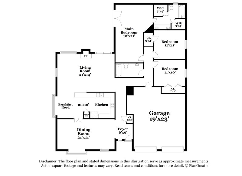 2,870/Mo, 7226 Dogwood Trail Dr Humble, TX 77346 Floor Plan View