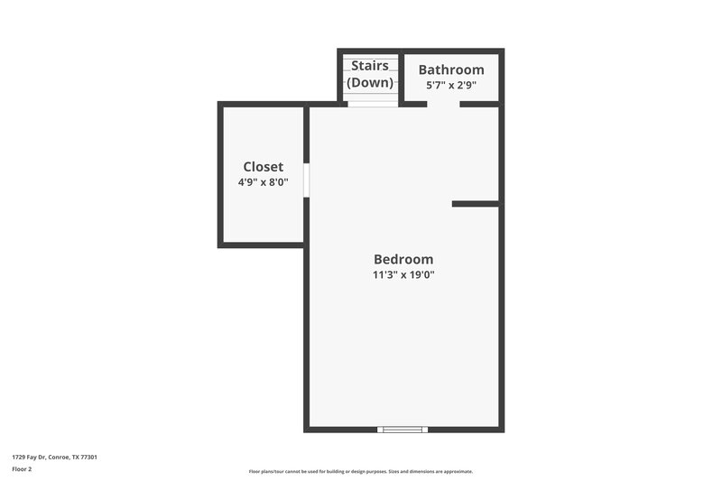 1,735/Mo, 1729 Fay Dr Conroe, TX 77301 Floorplan View 2