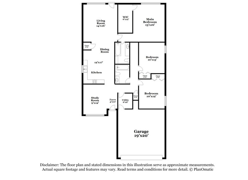 2,125/Mo, 17714 Manchester Point Ln Richmond, TX 77407 Floor Plan View