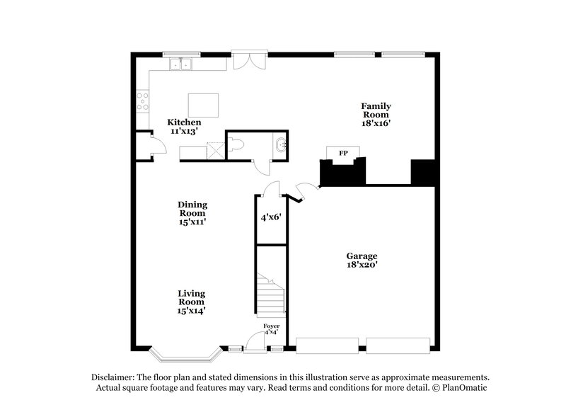 2,890/Mo, 4530 Allegro Dr Seabrook, TX 77586 Floor Plan View
