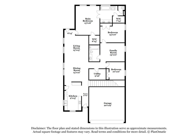 2,135/Mo, 911 Blair Field Ln Fresno, TX 77545 Floor Plan View