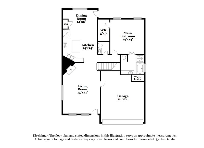 2,335/Mo, 16114 Callan Ln Houston, TX 77049 Floor Plan View