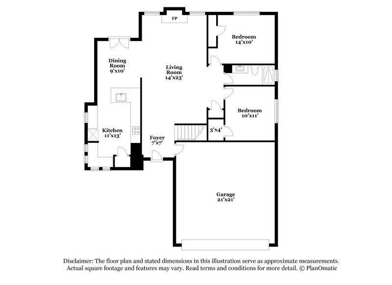 2,240/Mo, 24714 Gilbough Dr Tomball, TX 77375 Floor Plan View
