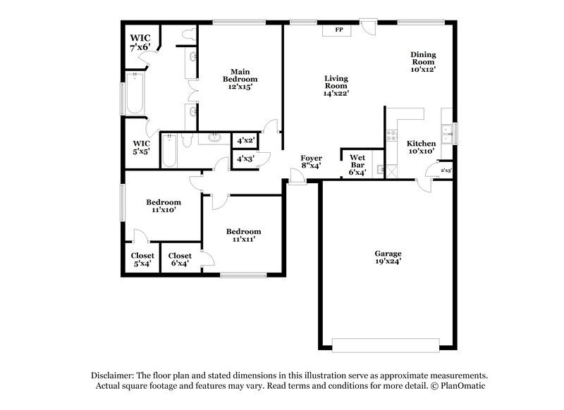 2,105/Mo, 7322 Maczali Dr Missouri City, TX 77489 Floor Plan View