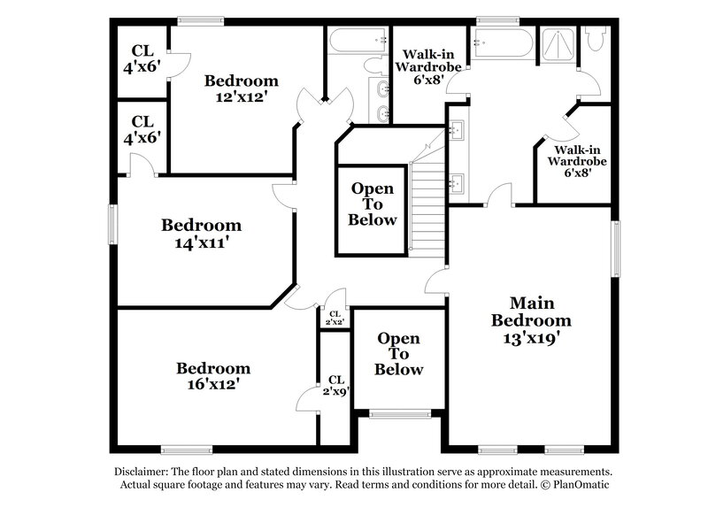 2,560/Mo, 19419 Kacey Lane Ct Humble, TX 77346 Floorplan View 2