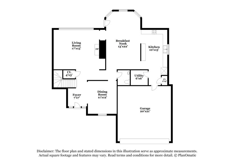2,400/Mo, 9526 Bending Willow Ln Houston, TX 77064 Floor Plan View