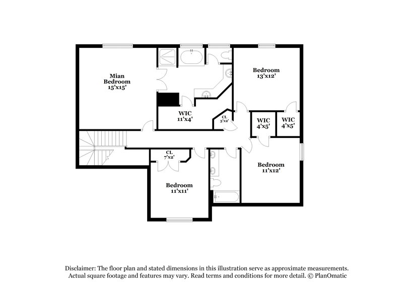 2,400/Mo, 9526 Bending Willow Ln Houston, TX 77064 Floor Plan View 2