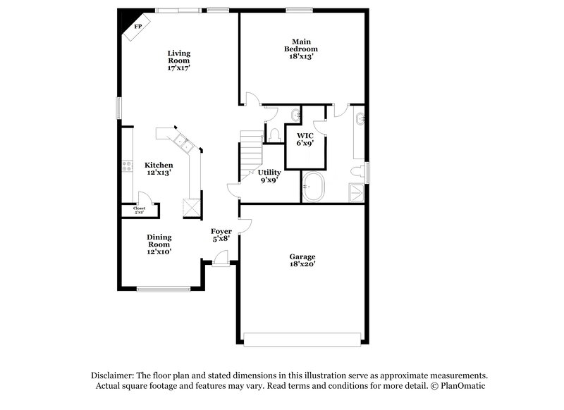 2,160/Mo, 6615 Lower Arrow Dr Houston, TX 77086 Floor Plan View