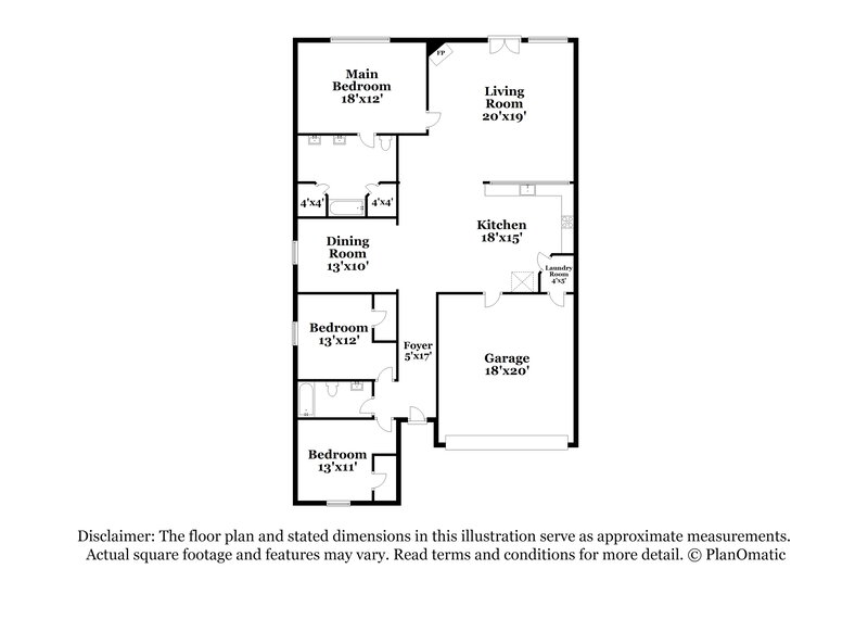 1,935/Mo, 2715 Hidden Spring Falls Dr Spring, TX 77386 Floor Plan View