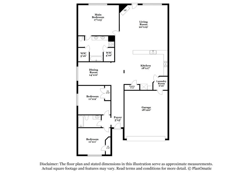 1,955/Mo, 32010 Ashton Ln Pinehurst, TX 77362 Floor Plan View