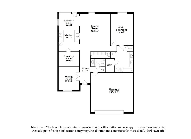 2,210/Mo, 2614 Elder Park Ct Katy, TX 77449 Floor Plan View