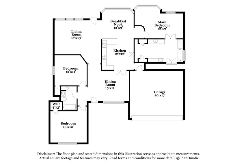 3,280/Mo, 403 Cedar Lake Dr League City, TX 77573 Floor Plan View