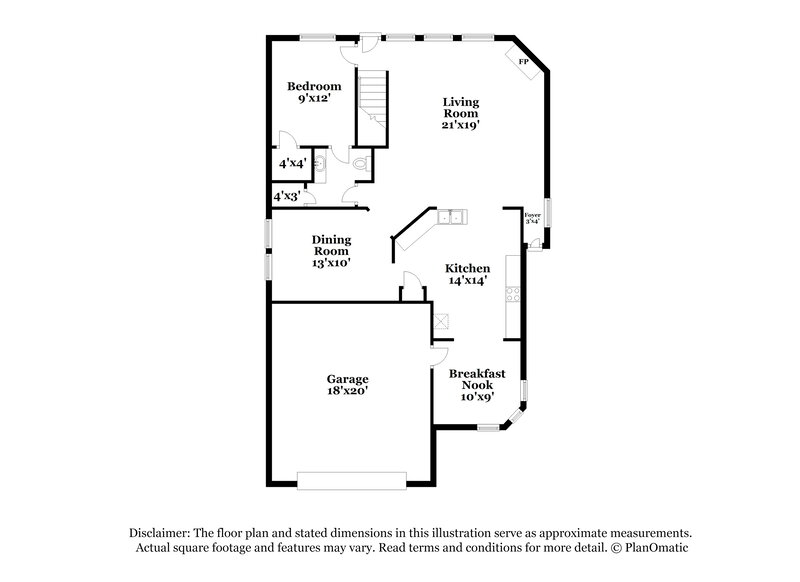 2,120/Mo, 7122 Fox Scene Dr Humble, TX 77338 Floor Plan View