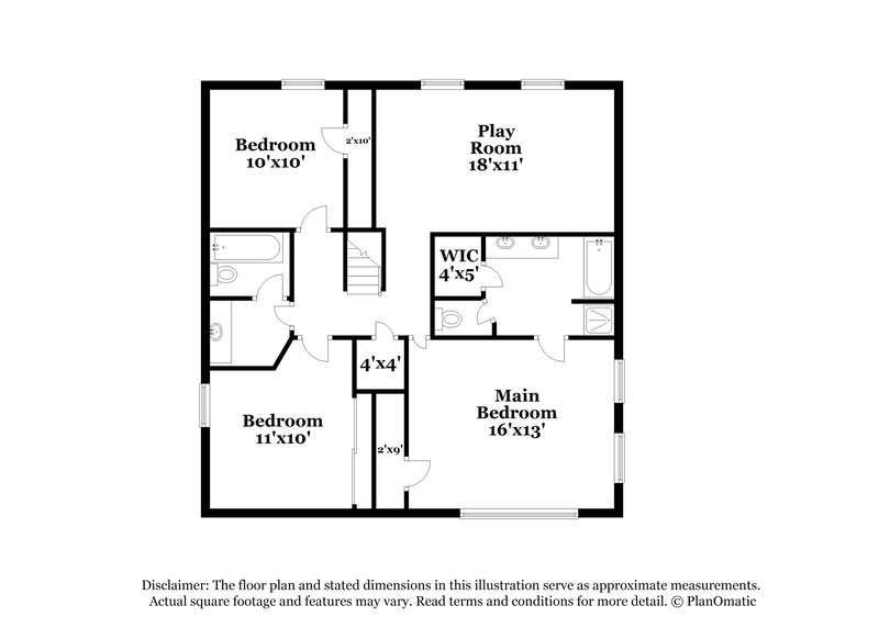 2,120/Mo, 7122 Fox Scene Dr Humble, TX 77338 Floor Plan View 2