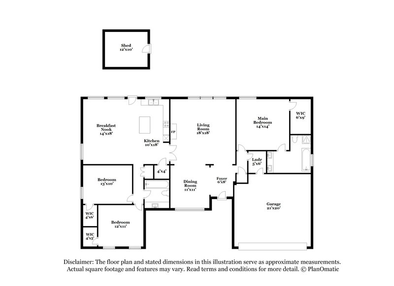 2,095/Mo, 14318 Woodline Dr Houston, TX 77015 Floor Plan View