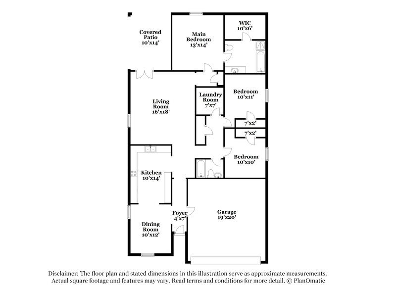 2,095/Mo, 38230 S Lost Creek Blvd Magnolia, TX 77355 Floor Plan View